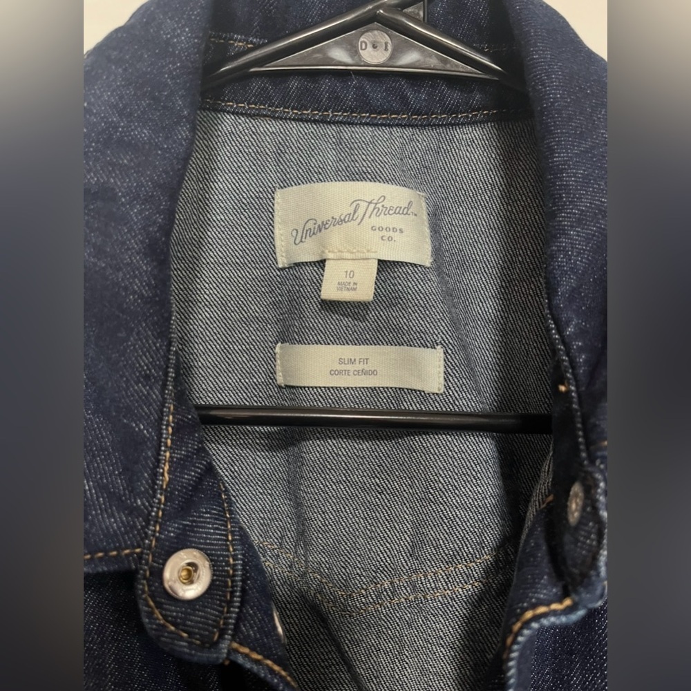 Universal Thread Dark Blue Jean Jacket - Picture 2 of 2